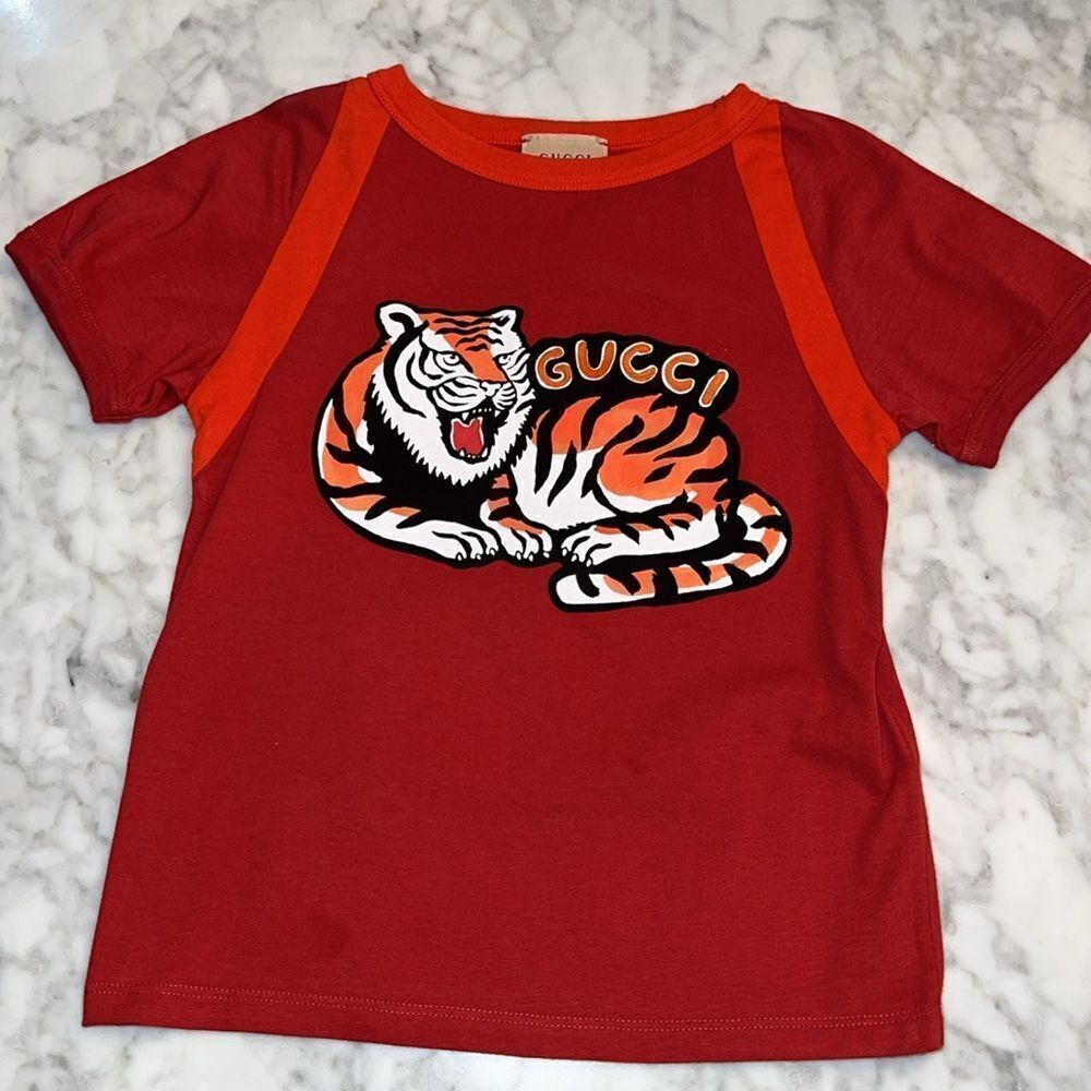 GUCCI BOYS TIGER TSHIRT 5Y